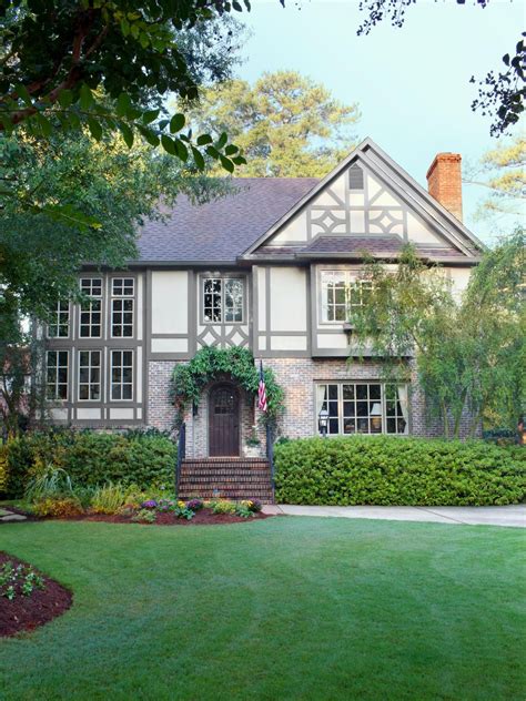 grey tudor house|tudor style house colors.